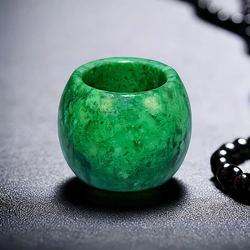 22mm Green Real Jade Rings for - đánh giá và giá Wedding Zone
