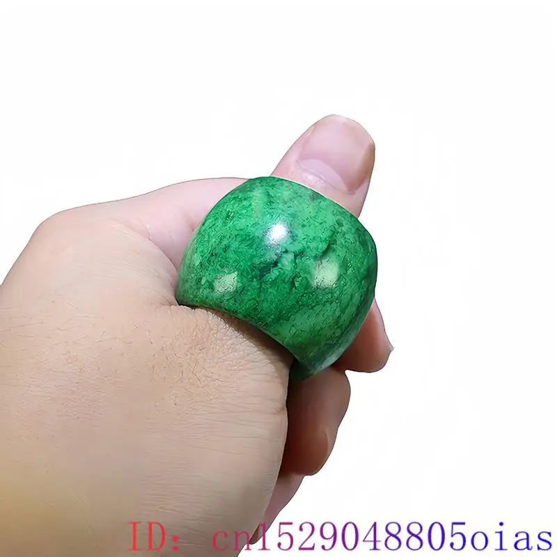 22mm Green Real Jade Rings for - đánh giá và giá Wedding Zone