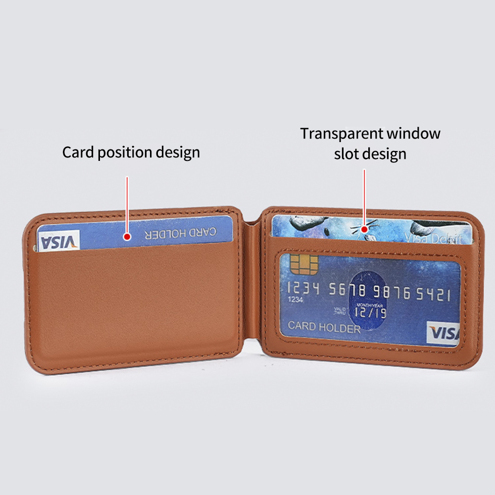 Luxury Leather Magnetic Wallet - đánh giá và giá Place Card Holder