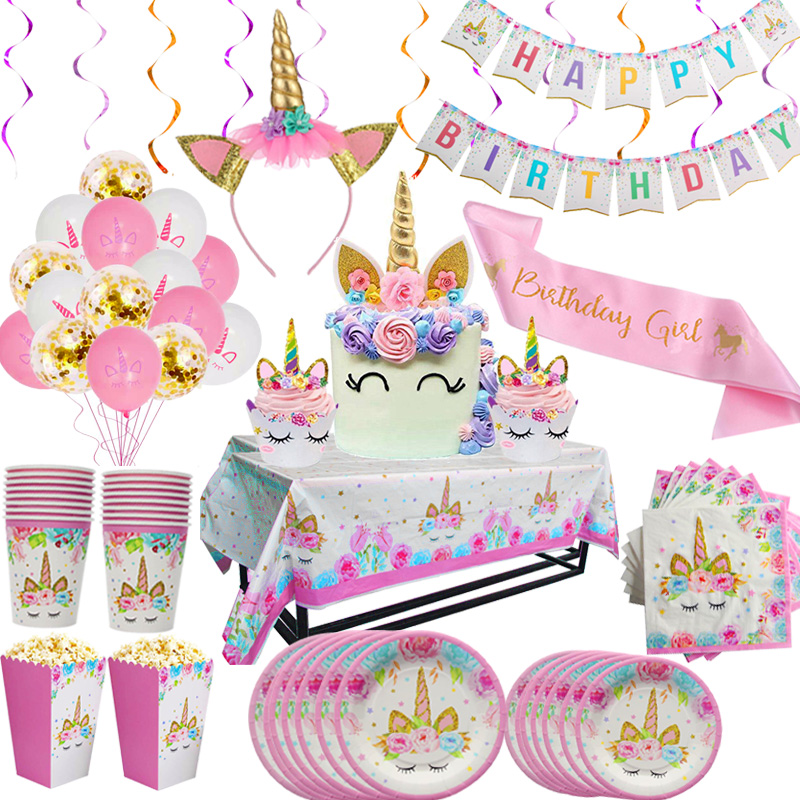 Unicorn Plate Napkin Cups Unic - đánh giá và giá Confetti Balloon Set