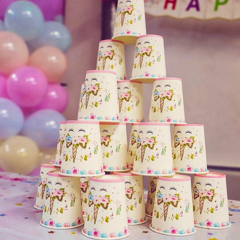 Unicorn Plate Napkin Cups Unic - đánh giá và giá Confetti Balloon Set