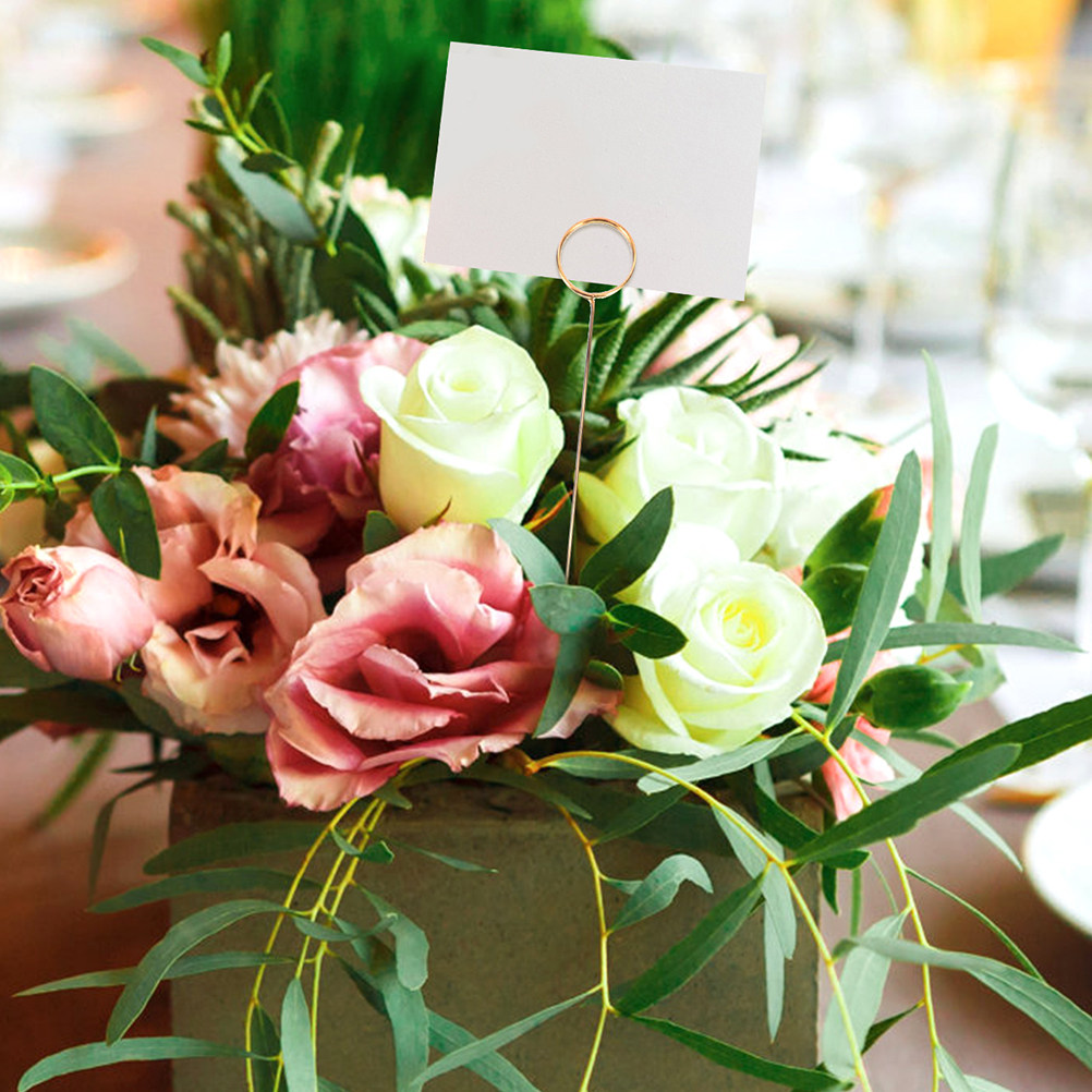 40Pcs Floral Place Card Holder - đánh giá và giá Place Card Holder