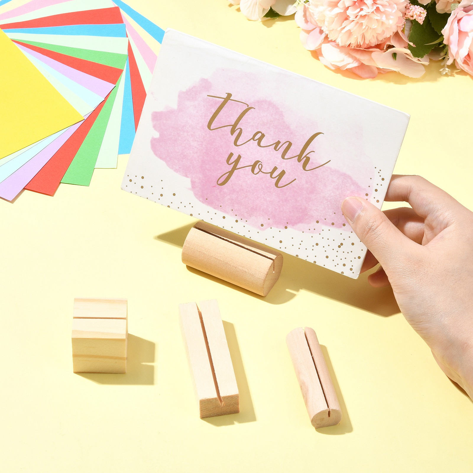 20Pcs 4 Styles Wooden Place Ca - đánh giá và giá Place Card Holder